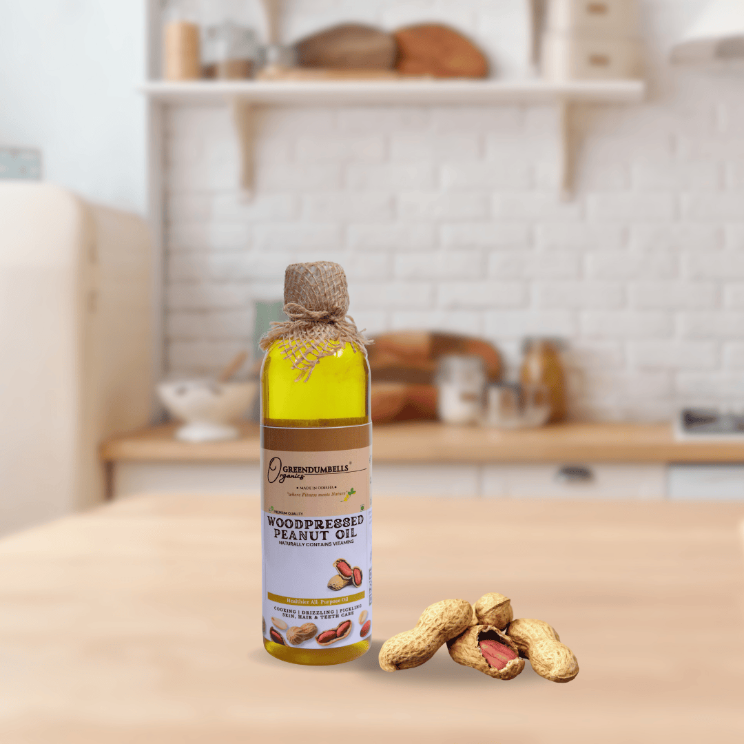 GreenDumbells Organics Peanut Oil 500 ml GreenDumbells Organics Peanut Oil 500 ml bootle