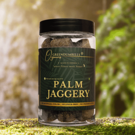 GreenDumbells Organics Palm Jaggery jar