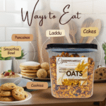 Ways to Eat GreenDumbells Organics Jaggery Coated Rolled Oats