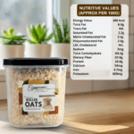 GreenDumbells Organics Rolled Oats Nutritive Values