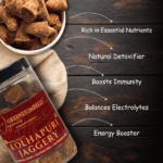 GreenDumbells Organics Kolhapuri Jaggery Qualities