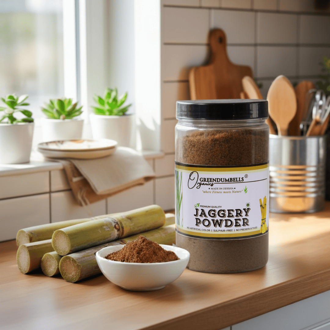 GreenDumbells Organics Jaggery Powder Jar GreenDumbells Organics Jaggery Powder Jar