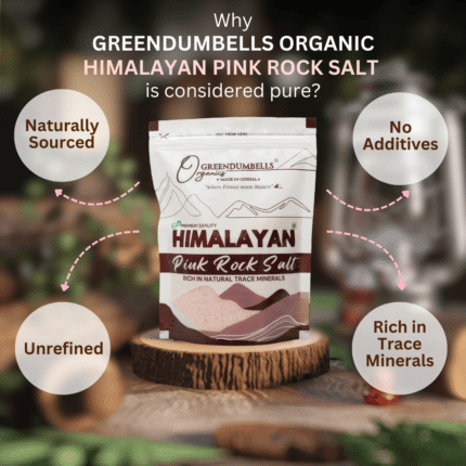 GreenDumbells Organics Himalayan Pink Rock Salt Purity