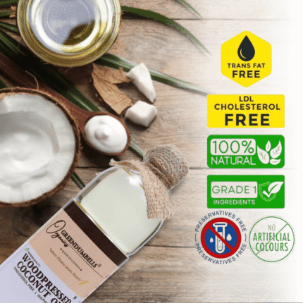 Cooking GreenDumbells Organics Coconut Oil Cholesterol Free