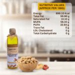 GreenDumbells Organics Peanut Oil Nutritive Values