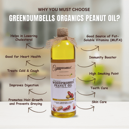 Why choose GreenDumbells Organics Peanut Oil