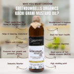 Wood Pressed Mustard Oil 1L – GreenDumbells Organics - Image 4