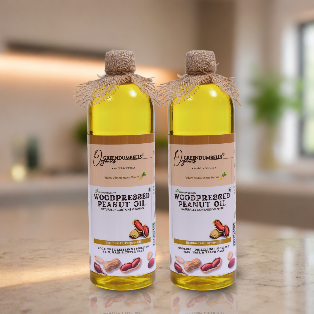 GreenDumbells Organics Peanut Oil Twin Pack GreenDumbells Organics Peanut Oil Twin Pack